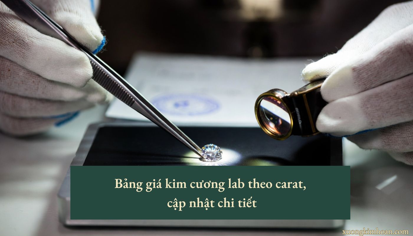 Bảng giá kim cương lab theo carat