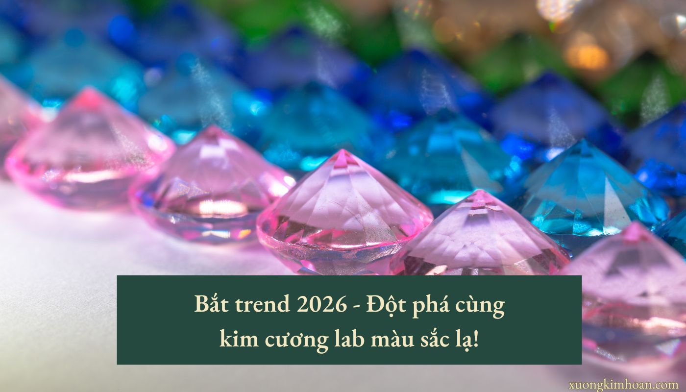 Kim cương lab màu sắc lạ