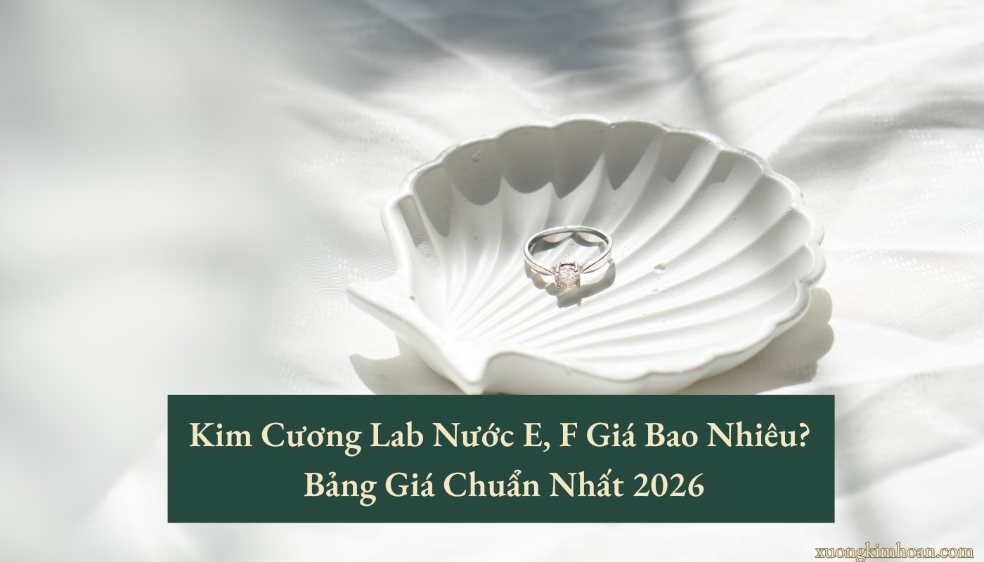 Kim cương lab nước E, F giá bao nhiêu