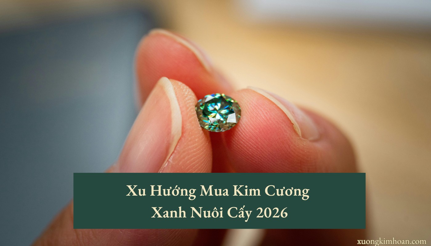Kim cương xanh nuôi cấy