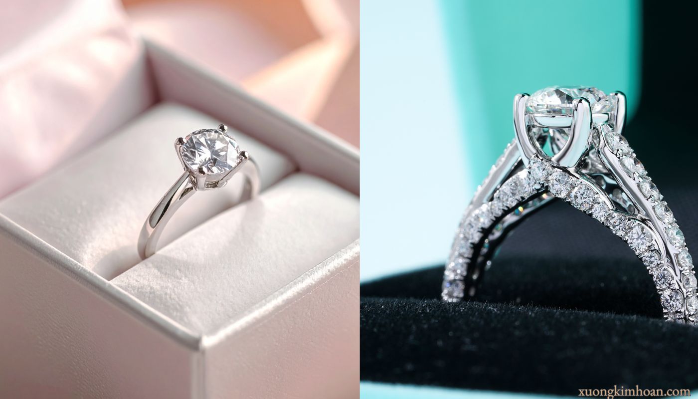 Bí Quyết Tối Ưu Chi Phí Đám Cưới Với Nhẫn Kim Cương Nuôi Cấy Thiết Kế 2 Nhẫn kim cương nuôi cấy