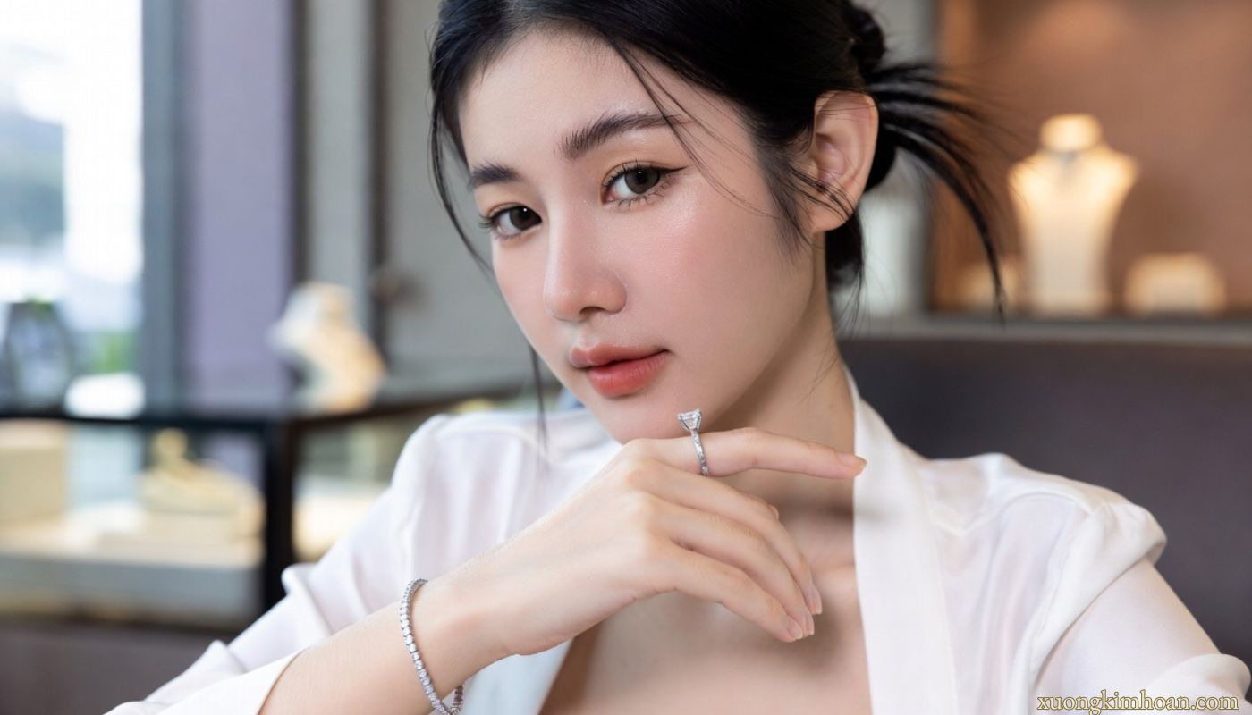 Quà tặng trang sức kim cương lab