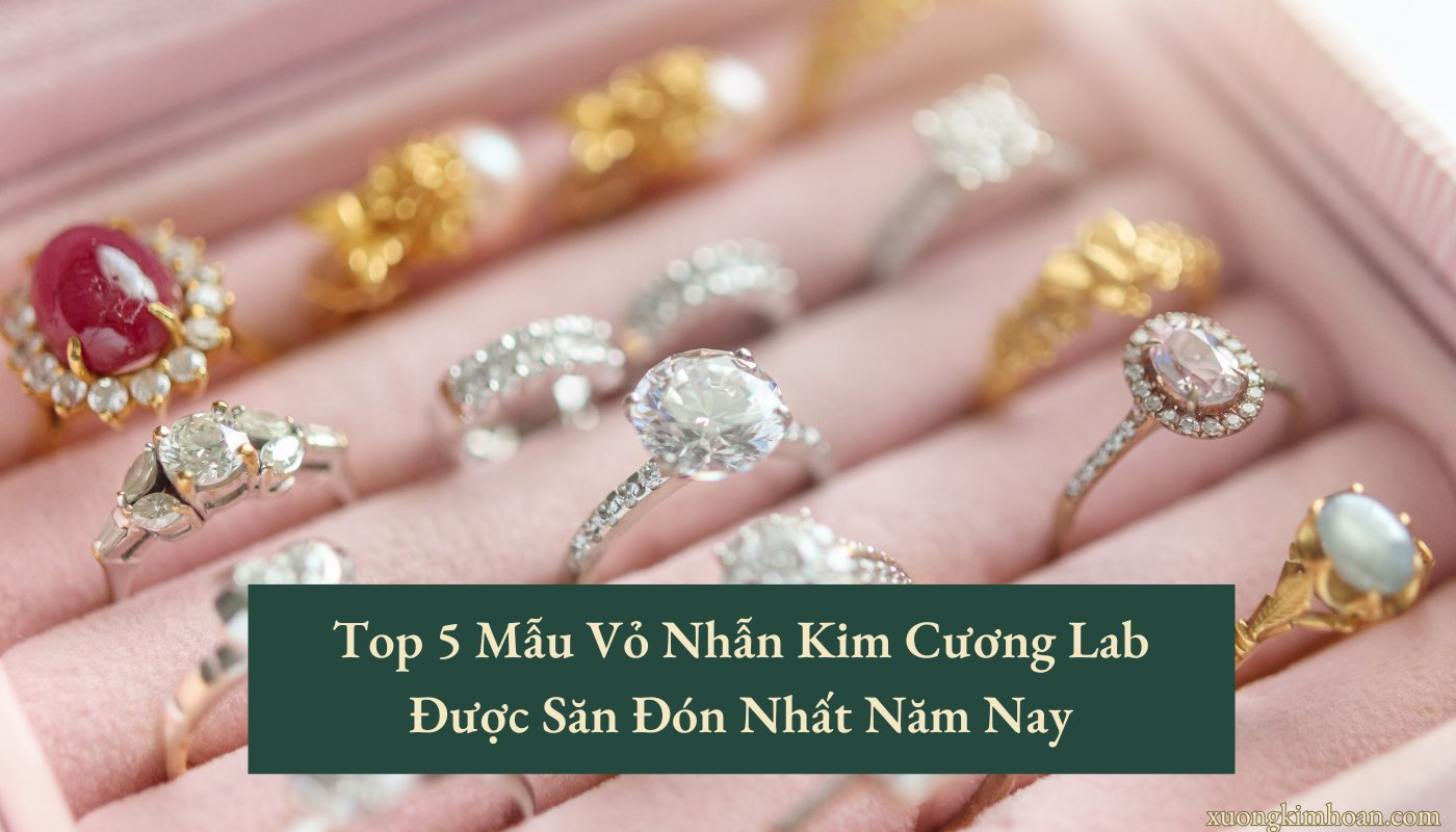 Vỏ nhẫn kim cương lab