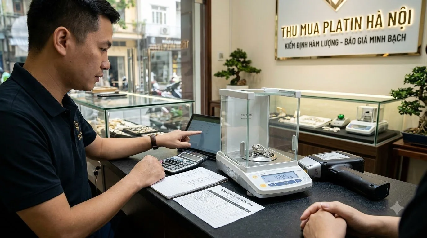 Thu mua platin hà nội – kiểm định hàm lượng, báo giá minh bạch